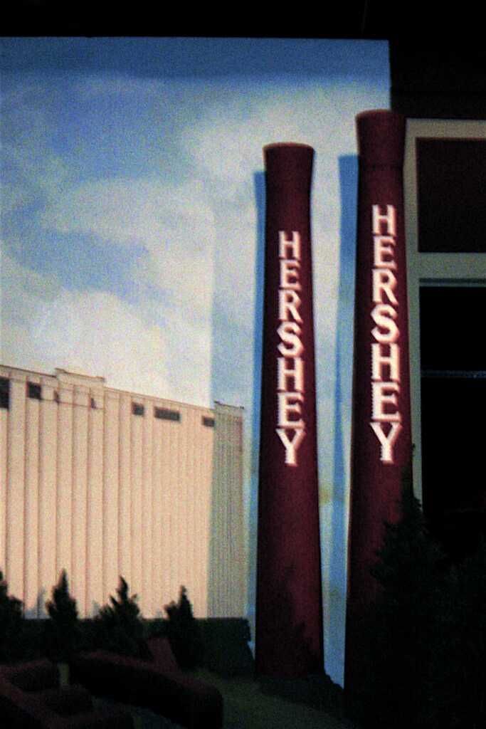 Two smokestacks