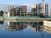 Cool reflection of construction